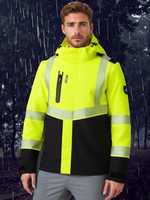 SM250017-JAK MEN'S HIGH VISIBILITY PROTECTION JACKET