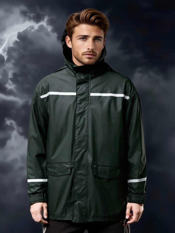 CHU21104-JAK MEN'S RAINWEAR PROTECTION JACKET