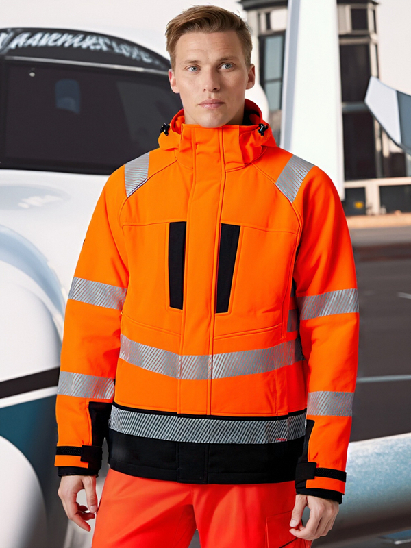 OHT21110-JAK MEN'S HIGH VISIBILITY PROTECTION JACKET