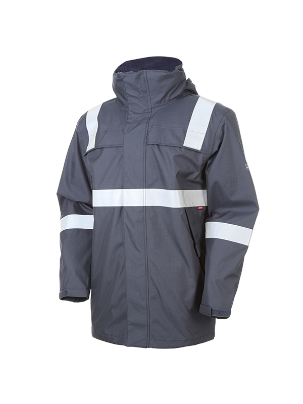 CWT21073-PAK MEN'S HIGH VISIBILITY FLAME RETARDANT PARKA