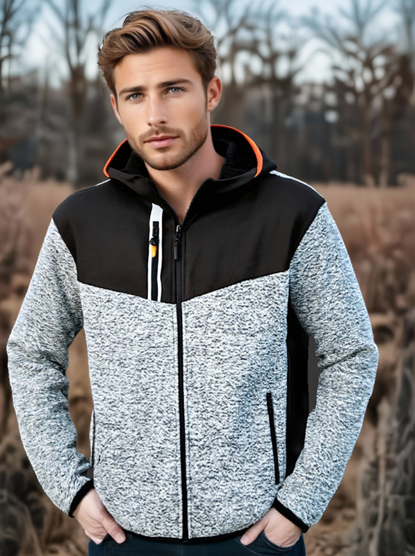 CWF22119-JAK MEN'S LEISURE SOFTSHELL