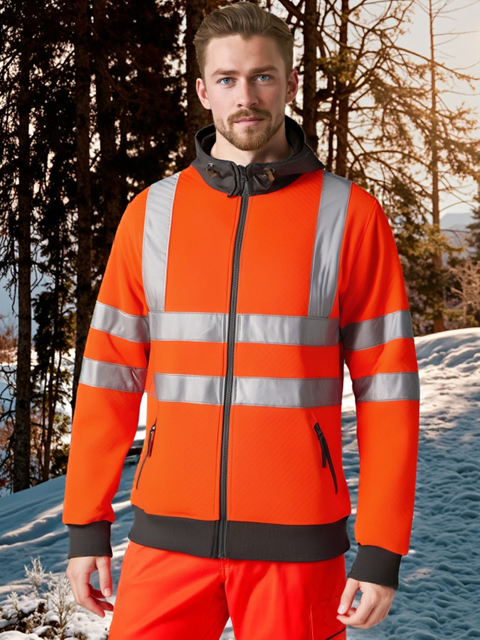 CHK21017-JAK MEN’S HIGH VISIBILITY SWEATER