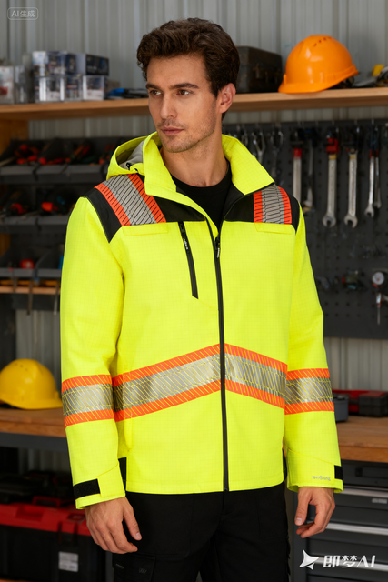 SM250019-JAK Men's High Visibility Protection Jacket