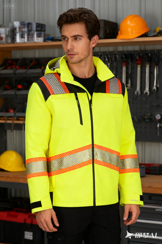 SM250019-JAK Men's High Visibility Protection Jacket