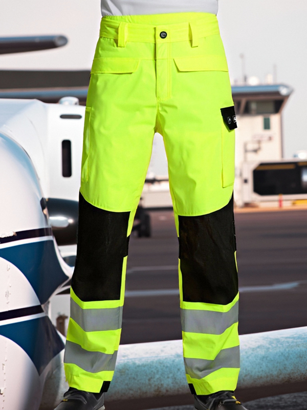 OHT21035-PAT MEN'S HIGH VISIBILITY FLAME RETARDANT PANTS