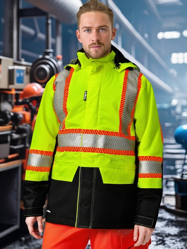 SM250010-Men's High Visibility Protection Jacket